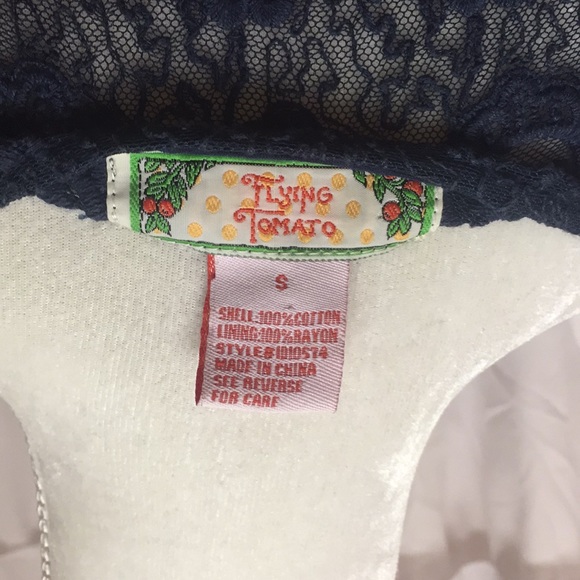 Flying Tomato Blue Lace Dress - Picture 5 of 5